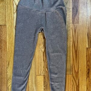 Balance Athletica Women’s Ribbed Mauve Leggings